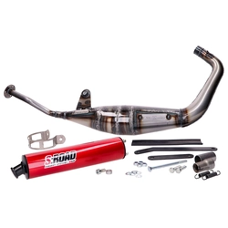 Exhaust for MVT S-Road Low Mount Minarelli AM engine