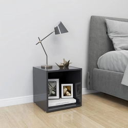 TV stolek, šedá, 37x35x37 cm, dřevotříska