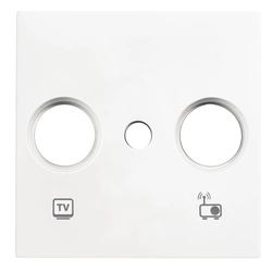 Badge of the TV socket Viko Panasonic Karre white