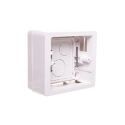 Surface mounted housing for flush mounted switching device Legrand 080241 White Plastic