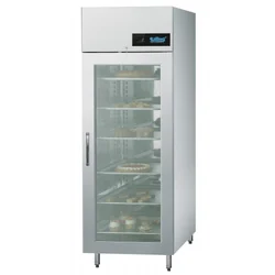 Bageri kylskåp Linje 690L med glasdörr, LED-belysning 400x600 Rilling AHKM N069 BWV1