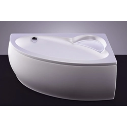 Bagno in pietra Vispool Piccola, 154x100 lasciato bianco