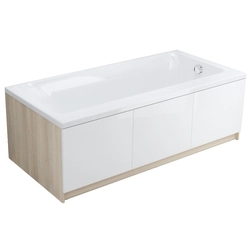 Baignoire acrylique Cersanit Smart, 160x80 cm gauche