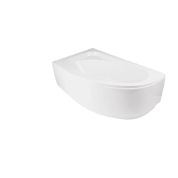 Baignoire d'angle Besco Cornea 140x80 gauche - SUPPLÉMENT 5% RÉDUCTION POUR LE CODE BESCO5