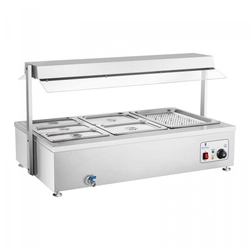 Bain marie - 6 x GN - atingeți ROYAL CATERING 10010381 RCBM-6WA