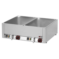 Bain marie electric 2x GN 1/1-150 Robinet BMV - 2115 | Redfox