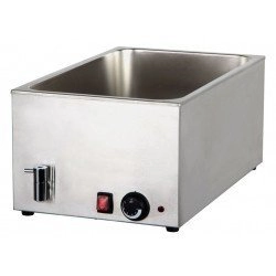 Bain marie électrique à poser 1xGN1/1 avec robinet de vidange INVEST HORECA 8710 8710