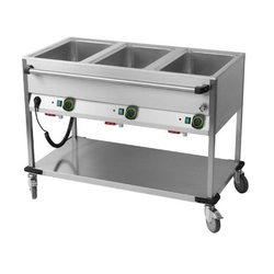 Bain marie mobil 3-komorowy