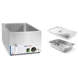 Bain Marie With Electric Tap Buffet + Container + Lid Hendi 238912