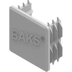 Baks Tampa protetora para perfil de alumínio NOWPAL40x40SR prata RAL9006