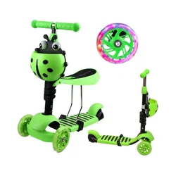 BALANCE SKOOTTERIAJAT 3W1 ENERO BIEDRONKA GREEN