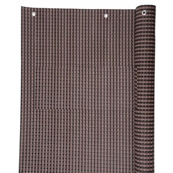 BALCONY FENCE COVER 3X 0.9M DARK BROWN UV