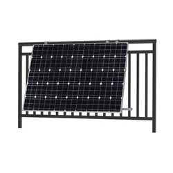 Balcony structure with single adjustment for mounting solar panels 20°-50° (TYP2)