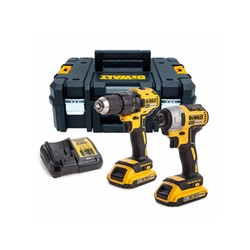 Balení stroje DeWalt DCK2059D2T-QW v pouzdře TSTAK