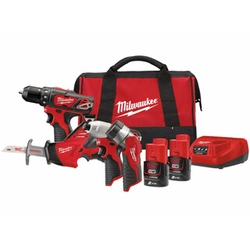 Balení stroje Milwaukee M12BPP4A-202B v kartonové krabici