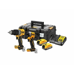 Balenie stroja DeWalt DCK2052H2T-QW v kufríku TSTAK