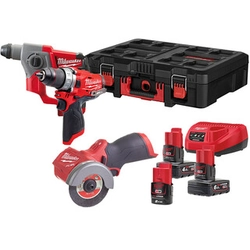 Balenie stroja Milwaukee M12 FPP3R-6423P