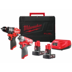 Balenie stroja Milwaukee M12FPP2E2-402X v puzdre Heavy Duty