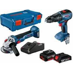 Balíček strojů Bosch GWS 18V-10 + GSB 18V-50 v L-Boxx