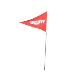 Bandera HECHT 0054700, roja, para ATV