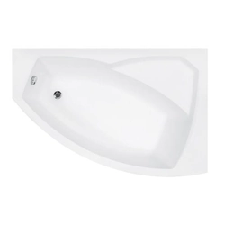 Bañera asimétrica Besco Rima 150 x 95 derecha - ADICIONALMENTE 5% DESCUENTO POR CÓDIGO BESCO5