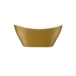 Bañera independiente Besco Goya Glam 140 XS oro - 5% DESCUENTO adicional con código BESCO5