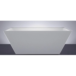 Banho de pedra Vispool Quadro, 175x80 branco