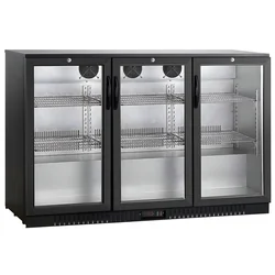 BAR-KÜHLSCHRANK|UNTERKÜHLSCHRANK 330HC |318L|DRZWI FLÜGELTÜR