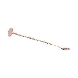 Bar spoon, Bar up, copper, 385x35mm