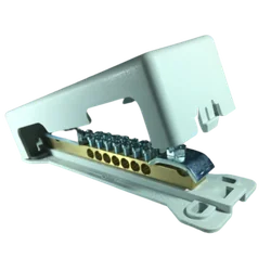 Bara egalizare de potential 2x7x6-25 mm² pentru platbanda 30x4 conductor 8-10mm