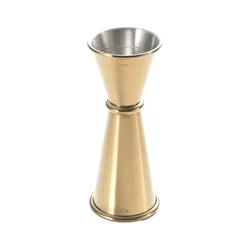 Barkeeper-Messbecher Gold 25/50 ml