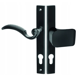 BARON HANDLE-KNOB FOR THE LEFT PEDESTRIAN PEDESTRIAN 90 MM BLACK