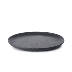 BASALT Flat round plate 26 cm