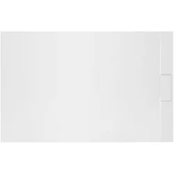 Basalt White shower tray 90x120