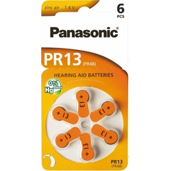 Батарея для слухового апарату Panasonic PR48 6 шт.