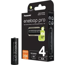 Batería AA Panasonic Eneloop Pro / R6 2500mAh 4 uds.