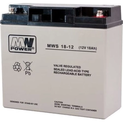 Bateria de alimentação MPL 12V/18Ah (MWS/12V-18AH)