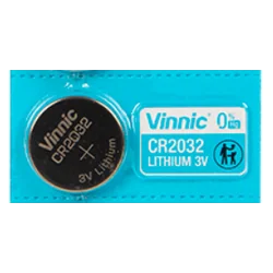 Bateria de lítio 3V CR2032 VINNIC 1 peça