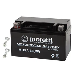 Bateria de motocicleta 12V 7Ah MTX7A-BS