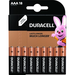 Батерия Duracell Basic AAA / R03 18 бр.