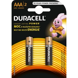 Батерия Duracell Basic AAA / R03 2 бр.