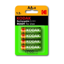 Батерия Kodak KAAHRP-4 2100 mAh NiMH ГОТОВ ЗА УПОТРЕБА, бр.=близо(4szt.)