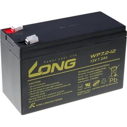 Bateria longa 12V/7.2Ah (PBLO-12V007,2-F2A)