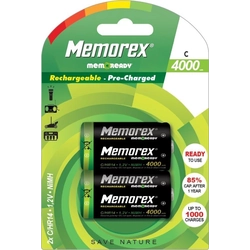 Batería Memorex C / R14 4000mAh 2 uds.