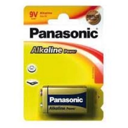 Bateria Panasonic 9V Bloco 1 unid.