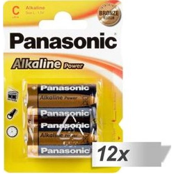 Bateria Panasonic Power Baby C / R14 12 unid.