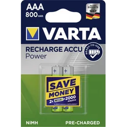 Bateria Varta Power AAA / R03 800mAh 20 unid.