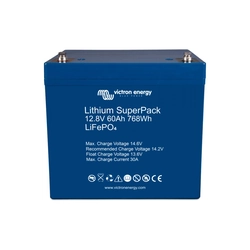Bateria Victron Energy Lithium SuperPack 12,8V/60Ah LiFePO4.
