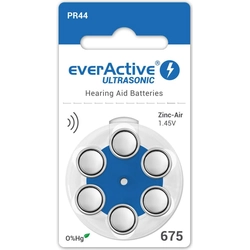 Батерия за слухов апарат EverActive PR44 6 бр.