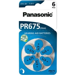 Батерия за слухов апарат Panasonic PR44 6 бр.